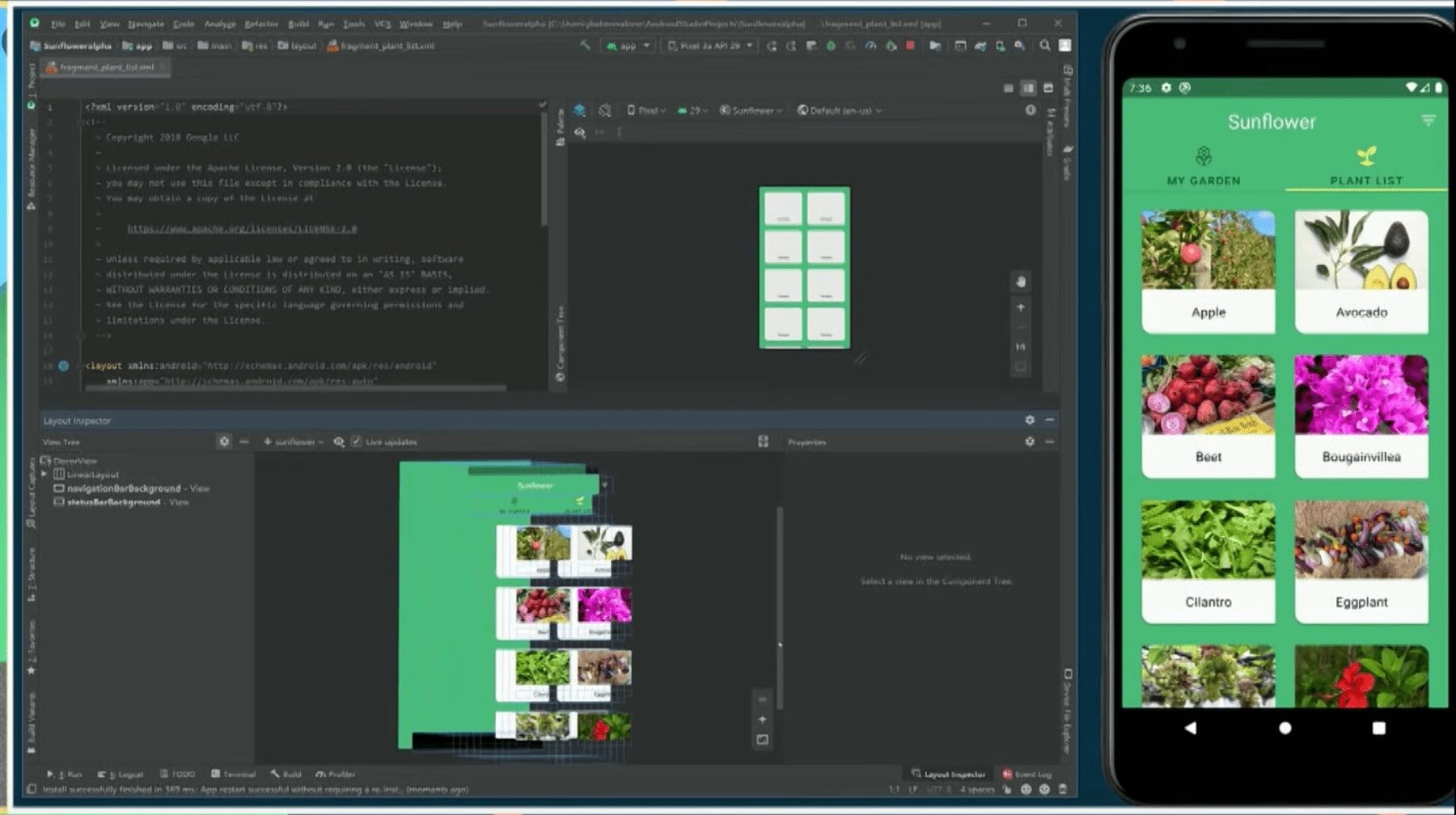 Android studio layout не работает